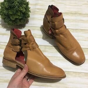 Bosanova‎ Barcelona Made In Spain Brown Tan Leather Buckle Gladiator Shoes 38